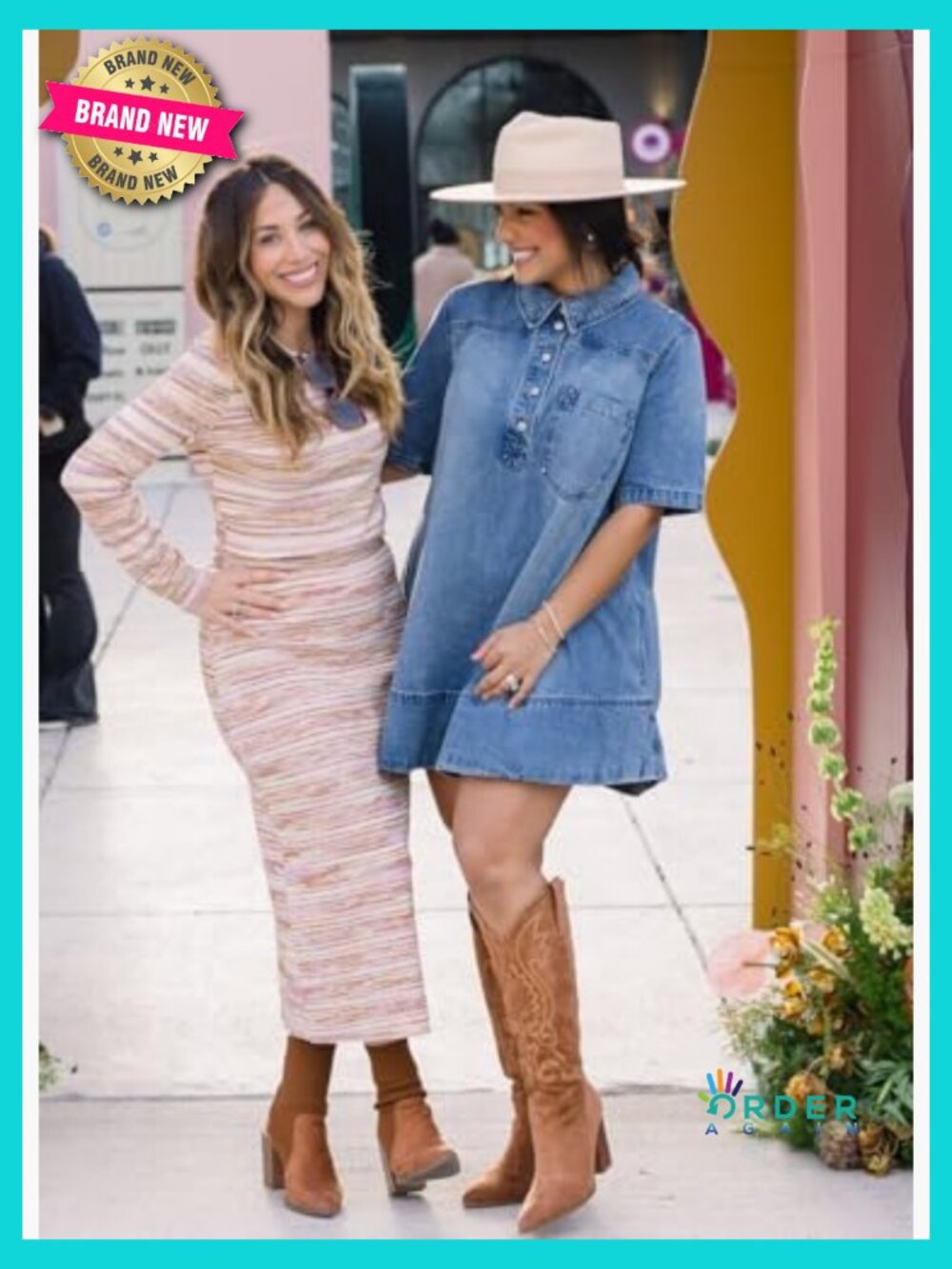 Denim Shirt Dress Mini A-Line Casual Chic Collared Short Sleeve Pockets - Picture 5 of 7